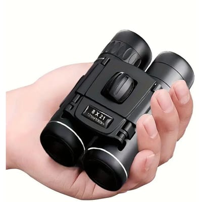 Krachtige 8x21 HD Verrekijker Volwassen Bak4 Prisma Ultra Helder Waterdicht met Telefoonadapter Statief voor Vogelobservatie Jagen Wandelen