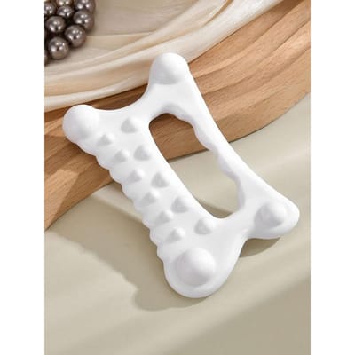 Outil de Massage Gua Sha, Masseur Gua Sha pour le Visage et le Corps, Appareil de Soin de la Peau du Visage, Grattoir de Beauté, Équipement de Soin de la Peau blanc