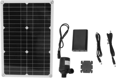 Zonnepaneel Set - Draagbare Energie - Buiten Stroom - Hoog Rendement - 20W 18V - Zwart