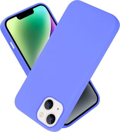 Cadorabo Hoesje geschikt voor Apple iPhone 14 in LIQUID LICHT PAARS - Beschermhoes gemaakt van flexibel TPU silicone Case Cover