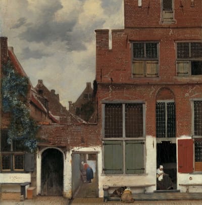 Museum Life Wenskaart - ML24 - Johannes Vermeer - Het straatje - Blanco