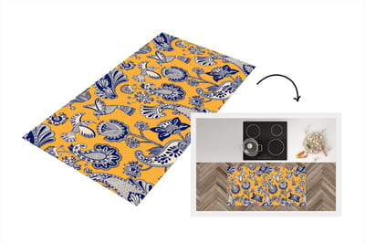 Keukenloper - Loper keuken - Jungle - Design - Vogel - Kolibrie - 120x60 cm - Keukenloper vinyl