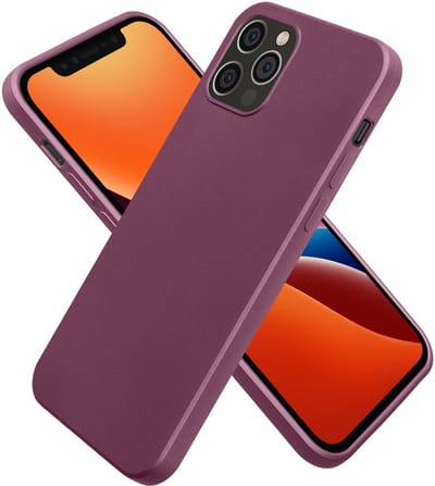 kwmobile telefoonhoesje geschikt voor Apple iPhone 12 / iPhone 12 Pro - Hoesje voor smartphone - Back cover in metallic lila