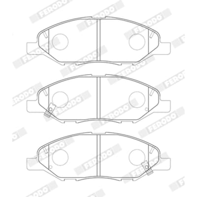 Remblokset FERODO FDB5303, voor