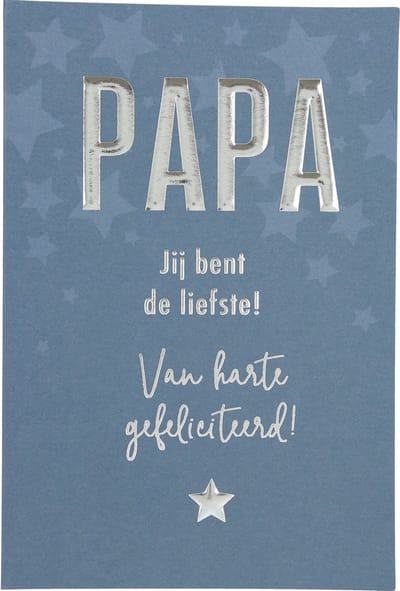 Cijferkaarten - De mooiste Leetijd - Verjaardagskaart PAPA Jij bent de liefste! Van harte?