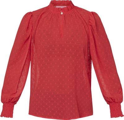 SISTERS POINT Esar-ls - Dames Blouse - Ruby - Maat S
