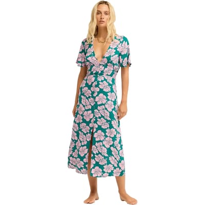 Billabong Your Girl Korte Mouw Jurk Blauw S Vrouw