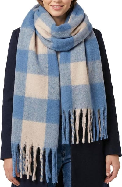 Dames Sjaal - Winter Sjaal - Warmte en Stijl - Zachte Fluwelen Stof - 200 x 40 cm - Ruitpatroon