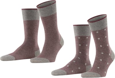 Esprit Sokken Piqué Dot 2-Pack