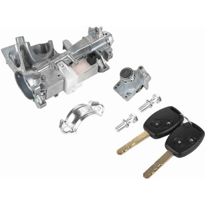 Contactslotcilinderschakelaar met 2 sleutels 06350SLEH11 Vervanging voor Honda Accord, Honda Odyssey en Honda Civic gray