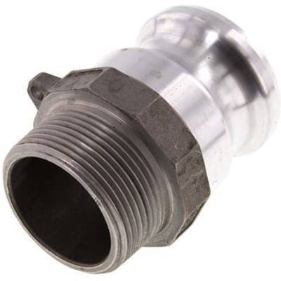 Camlock DN 40 (1 1/2'') Koppeling AluminiumR 1 1/2'' met buitendraad Type F MIL-C-27487