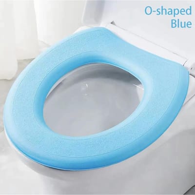 Wasbare WC-brilhoes Waterdichte Sticker Schuim Kussen V-vormige WC-bril Wasmachine Badkamer Benodigdheden Huisartikelen gray