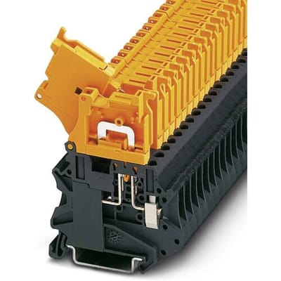 Phoenix Contact 3046249 Scheidingsklem 6.2 mm Schroeven Zwart, Oranje 50 stuk(s)