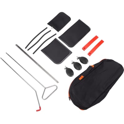 Auto Reparatie Stangen Kit Intrekbare Roestvrijstalen Stang Slang Opblaasbare Bal Haak Gereedschapsset voor Thuis Voertuig gray