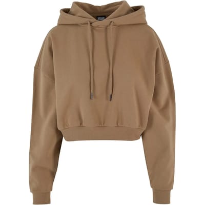 Urban Classics - Heavy Crop Hoodie - XL - Beige