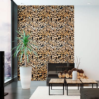 Behangsticker - ARIZONA WOOD LOGS - 30x30cm