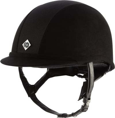 Charles Owen V8 - Zwart - 55 - Lederlook
