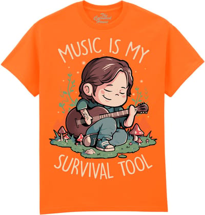 Music Is My Survival Tool The Coloured House T-shirt L