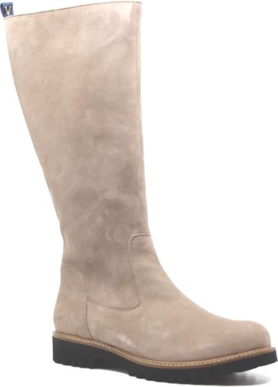 Verhulst, 2473 Kim, 2473-40-229-3355, Taupe kleurige sportieve lange laars wijdte H