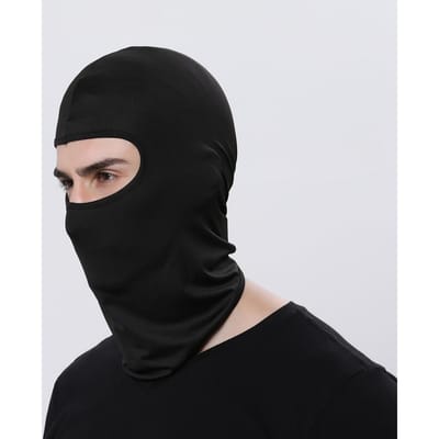 Camouflage Balaclava Volledig Gezichtssjaal Buiten Skiën Fietsen Volledig Gezichtsbescherming Winter Nek Hoofdwarmer Tactische Sjaalmuts Helm Li Praktisch Gebruik black