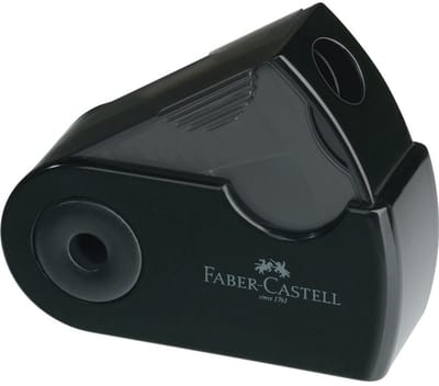 Faber-Castell puntenslijper - Sleeve mini - enkel - zwart - FC-182710
