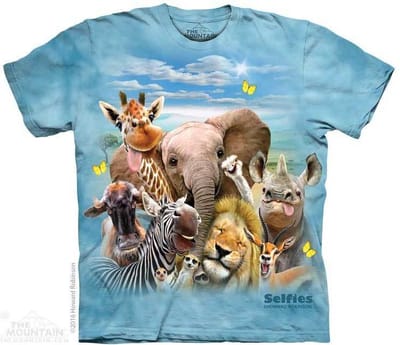 T-shirt African Selfie S