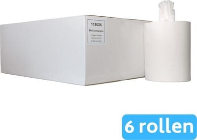 Euro Products | Midi rol 1 laags | Cellulose | 6 x 275 meter zonder koker