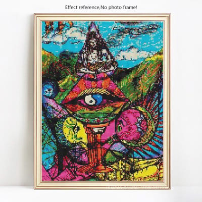 Peinture au Diamant Affichage Complet Mosaïque de Diamants Disposition Complète Images Dessinées Animées Avec Strass 20X30