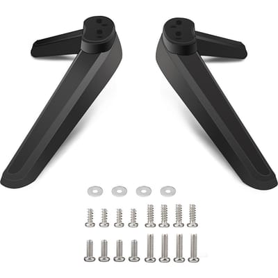 1 Set Tv-standaard Poten Voor 28 32 40 43 49 50 55 65 Inch Tv-standaard Met Schroeven Tv-beugels Universele Tv-standaard Basis Houder zwart
