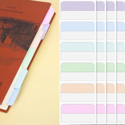 240 Stuks Zelfklevende Tabs en Pagina Markers voor Kantoor, Documenten en Boeken, Ideaal voor Labelen en Organiseren