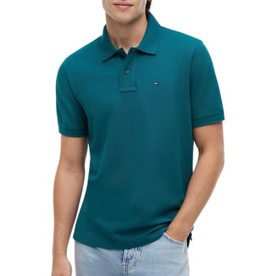 Tommy Hilfiger Tjm Regular Essential Polo Polar Teal Taglia: M | Magliette basic Outlet | Uomo | Ciano