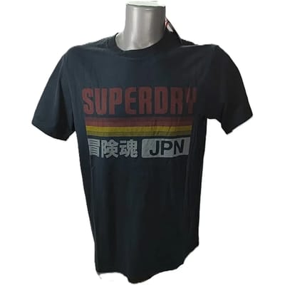 Superdry - Japan T-shirt met relaxte pasvorm en strepen - Heren - T-shirts