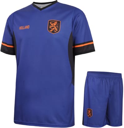 Nederlands Elftal Voetbaltenue Uit WK 2026 - Voetbal Tenue Kinderen - Shirt en Broekje - Jongens en Meisjes - Volwassenen - Heren en Dames - Maat 104