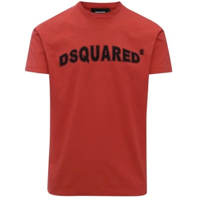 Dsquared2 Logo Rood T-shirt