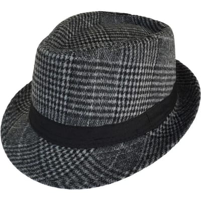 Herfst- en Winter Fedora's Mannen en Vrouwen Kunnen Gebruiken Britse Retro Hoeden Mode Gentleman Hoeden Jazz Hoeden gray