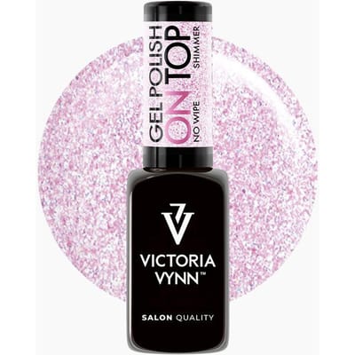 Victoria Vynn Topcoat Pink Glitters - top - nagels - nagelverzorging - nagelstyliste - manicure - gellak - acryl - gel - biab - polygel - callance
