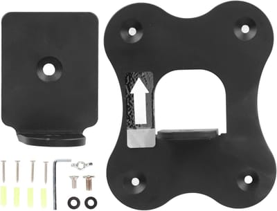 Luidspreker Muurbeugel - Surround Steun - Geluid Verbeteren - Versterkte Metalen Constructie - 110x90 mm - Zwart