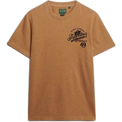 Superdry - Vintage Workwear T-shirt met relaxte pasvorm - Heren - T-shirts