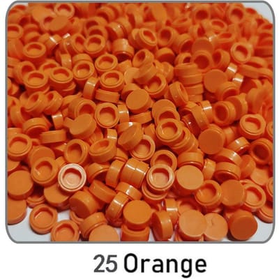 1000 Stuks Bouwstenen Platte Tegel 1x1 Ronde Baksteen 1*1 DOE-HET-ZELF Technisch Component Gericht op Leren ideaal voor 1000 pieces