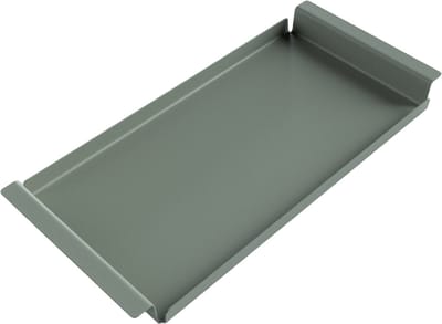 Steellish Dienblad Rechthoek - Tray - Aluminium - Mos Groen - 61×29×5