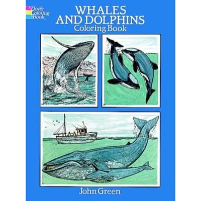 Whales And Dolphins: Colouring Book - Green, John