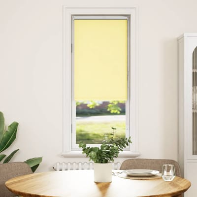 vidaXL - Rolgordijn - 40x150 - cm - verduisterend - stofbreedte - 35,7cm - geel
