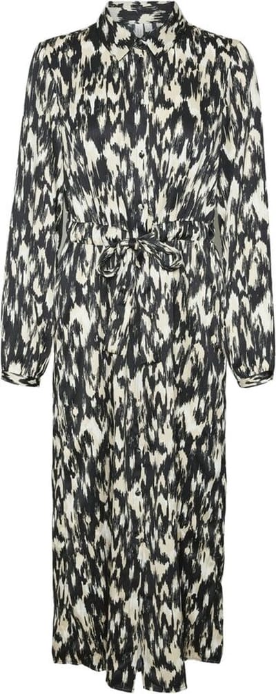 VERO MODA - VMMINA L/S 7/8 SHIRT DRESS WVN BTQ GA - Dames - Maxi jurken