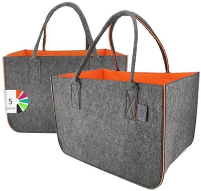 Grote Opvouwbare Shopper 30 Liter – Duurzame Boodschappentas, Speelgoedtas en Kledingmand
