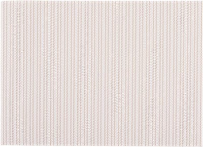ZICZAC - Placemat FALLON - SET/6 - 30% PE, 70% PVC - Dubbelzijdige placemat, Beschermt de tafel, elegant ontwerp - Rechthoek - 33x45 cm - Zand