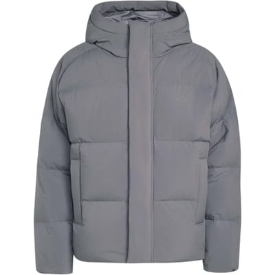 Adidas Sportswear Helionic Down Puffer Hooded Jack - Heren - Grijs