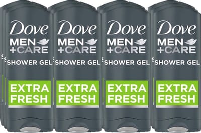 Dove Douchegel Men Care Extra Fresh - Voordeelverpakking 12 x 400 ml