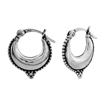 WeLoveSilver - Zilveren oorringen - Bali stijl - 925 zilver - Nikkelvrij