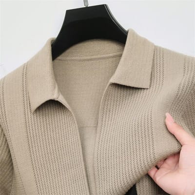 Gebreid vest heren trui jas lente en herfst nieuwe trend herenkleding casual effen kleur eenvoudig top XXXXL