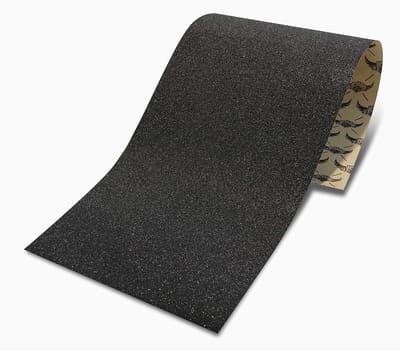 Skateboard Grip tape - Oude stijl vel - Skateboarden - Duurzame siliconen carbide - 25 x 86 cm - Zwart